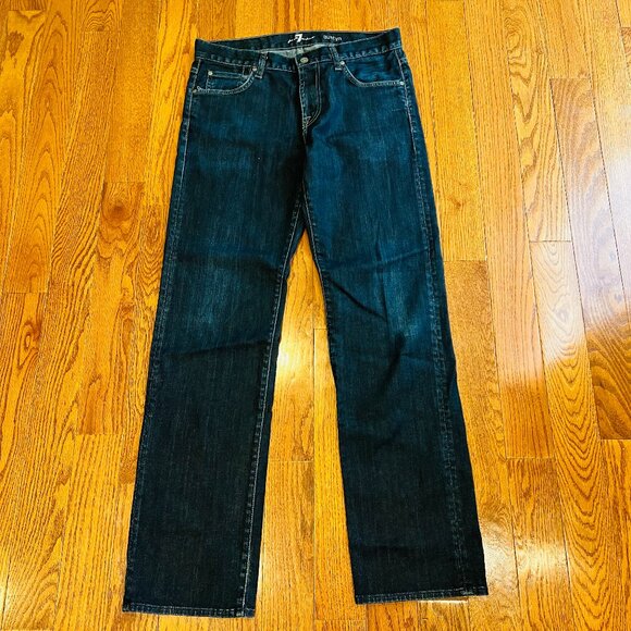 7 For All Mankind Other - 7 For All Mankind Jeans Mens 33 x34 Sevens Austyn Dark Straight Denim